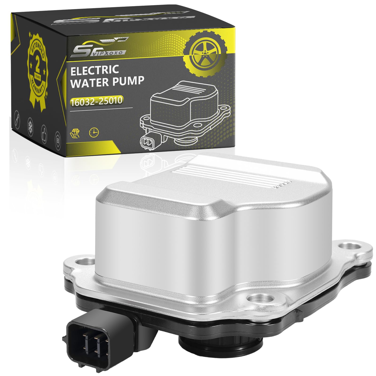 Coolant Electric Water Pump Engine Gasoline for Toyota Camry 2018-2022 Avalon 2019-2022 Highlander RAV4 Prime Sienna Venza L4 2.5L & Lexus ES250