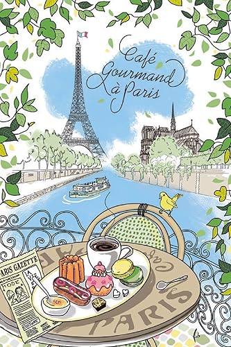 Torchons & Bouchons, Parisian Gardens - Paño de cocina, 100% algodón