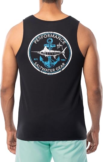 Guy Harvey Mens Fish Collection Graphic Tank Top