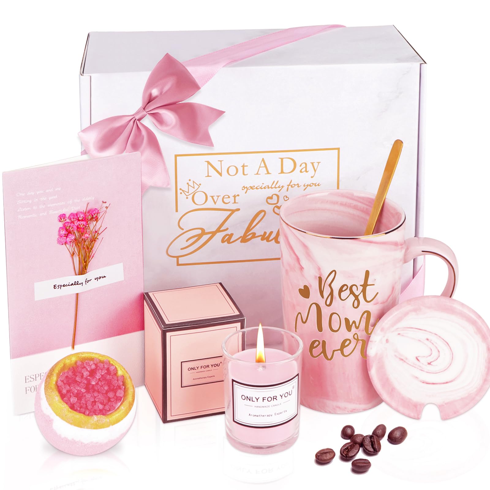 MEIMUCUL Verjaardagscadeauset voor mama, cadeaus voor mama, geschenkdoos voor mama, de beste moeder ooit, kerstcadeau voor mama, cadeaus voor Moederdag
