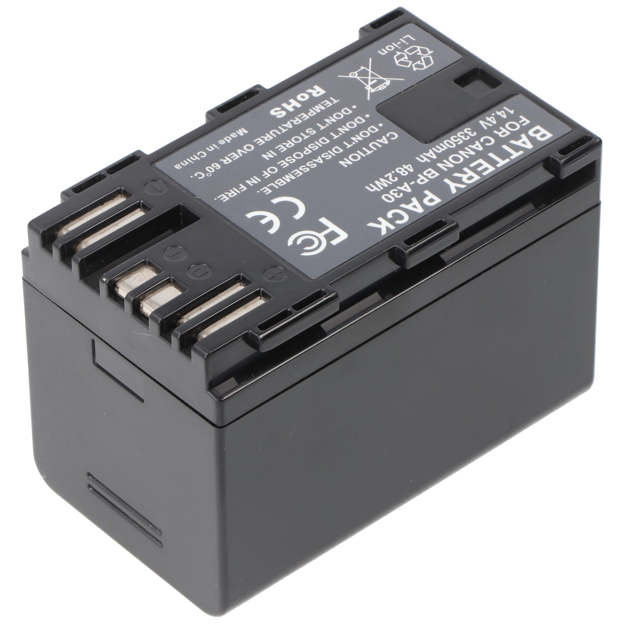 Batterie compatible avec Canon BP-A30 Li-Ion 14,4 V 3350 mAh