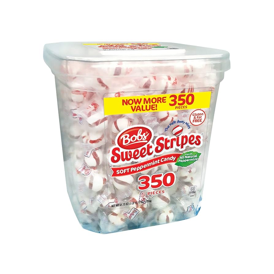 Amazon.com : Bob's Sweet Stripes Square Tub (350 Count) (2