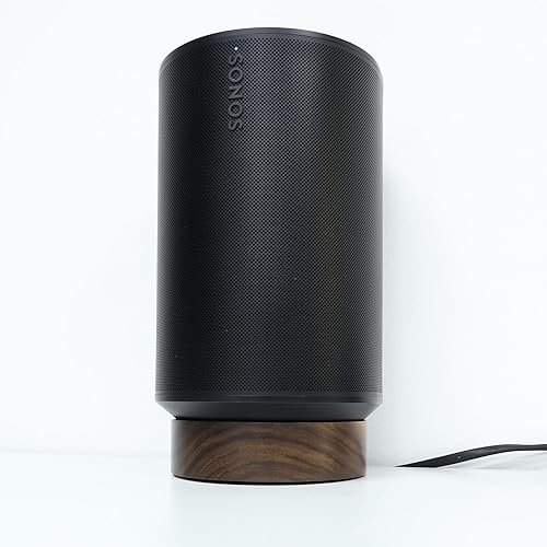 Soporte de escritorio de madera para Sonos Era 100 Soporte de altavoz de escritorio - Sonos Era 100 Soporte para mesa, el soporte puede almacenar el