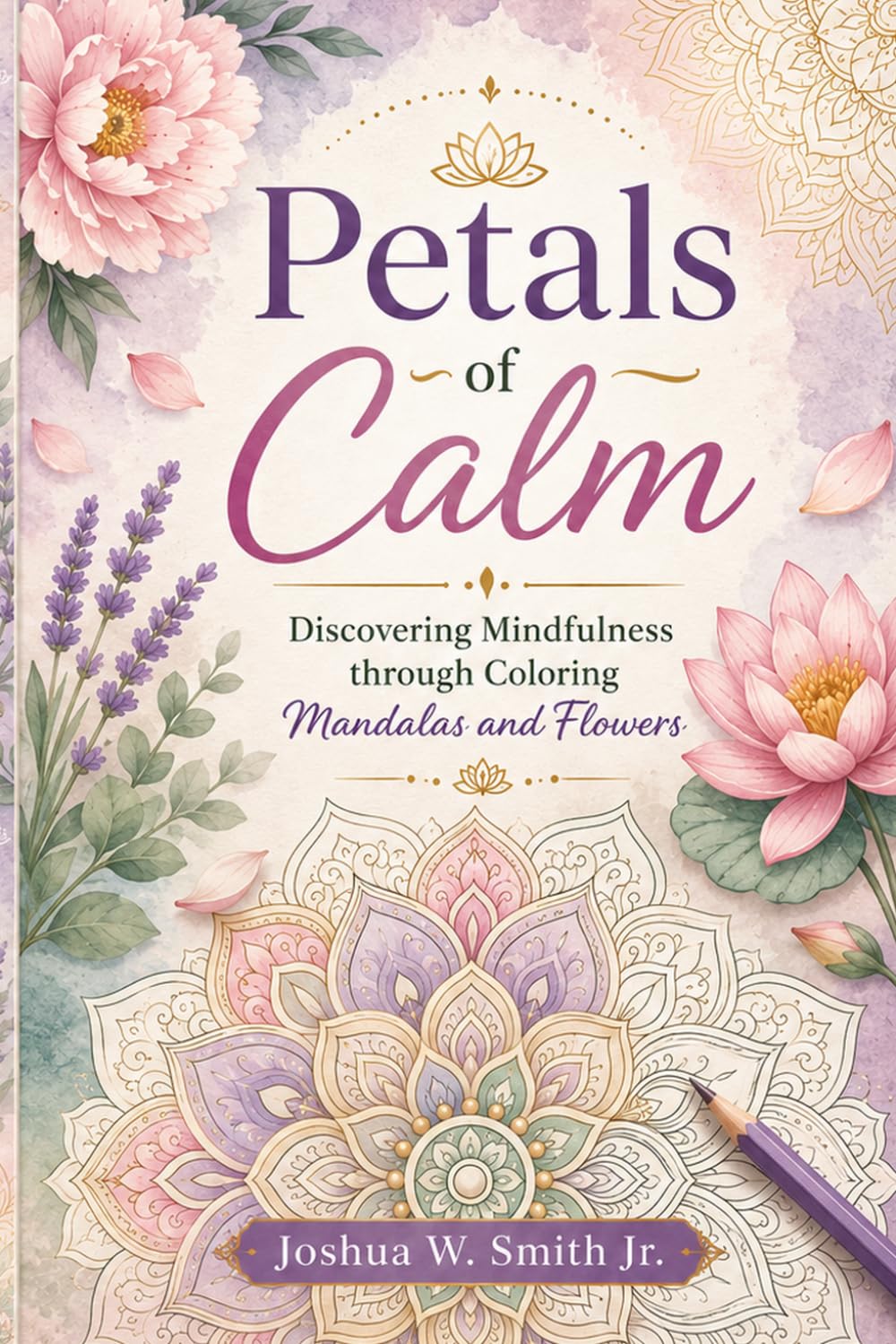 Petals of Calm:: Discovering Mindfulness through Coloring Mandalas and Flowers
