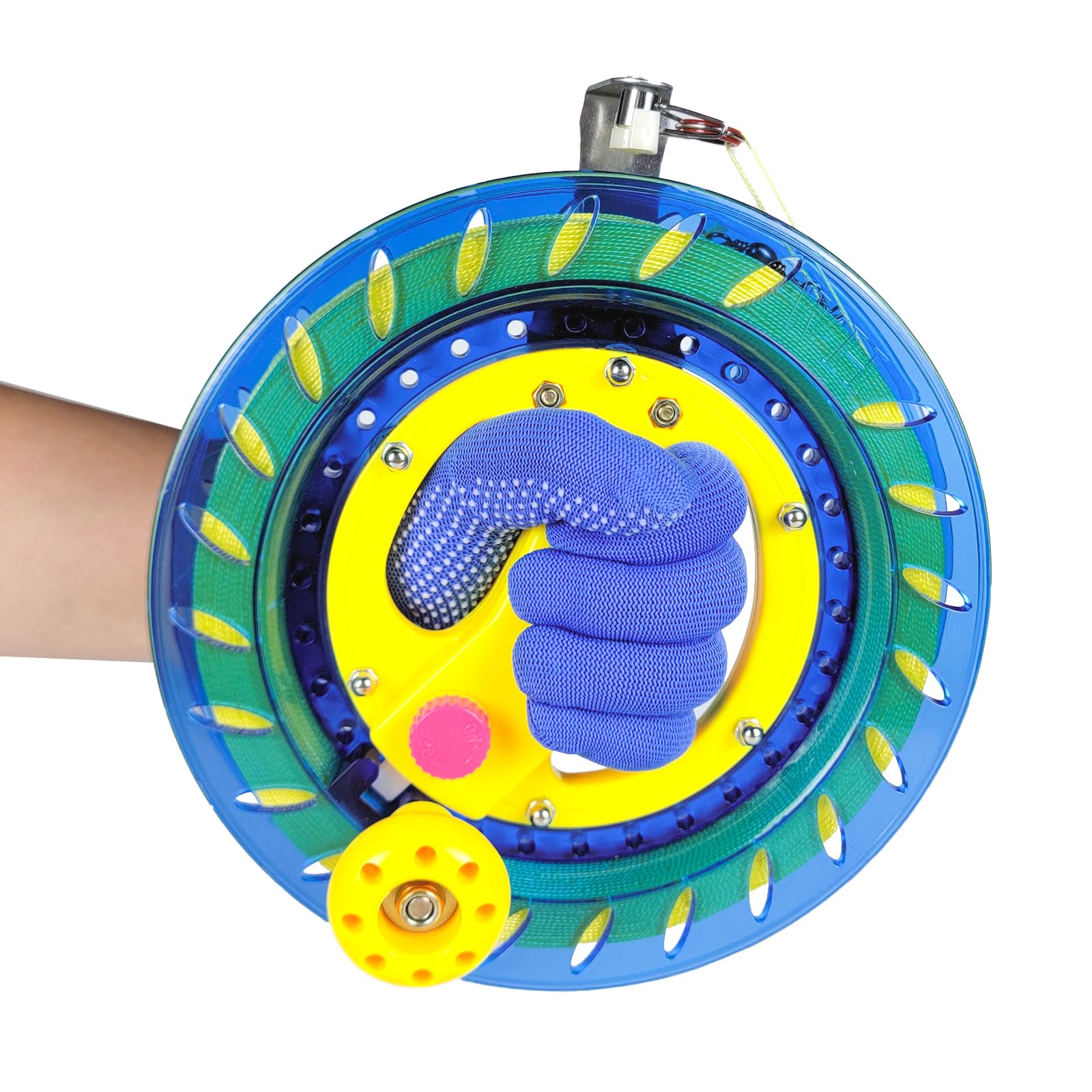 Mint's Colorful Life 8in Kite Reel Winder, Kite Line with Reel, Comes with 1000ft String (Blue, 8 Inch) - Image 9
