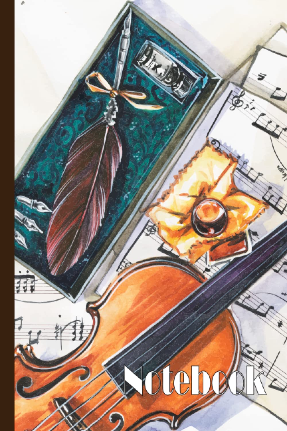 Violin Notebook: Violin Notebook Wide Ruled,Lined Paper Notebook for School, Students,Gift for Kids, Boys, Girls,Violin notebook,Violin lover