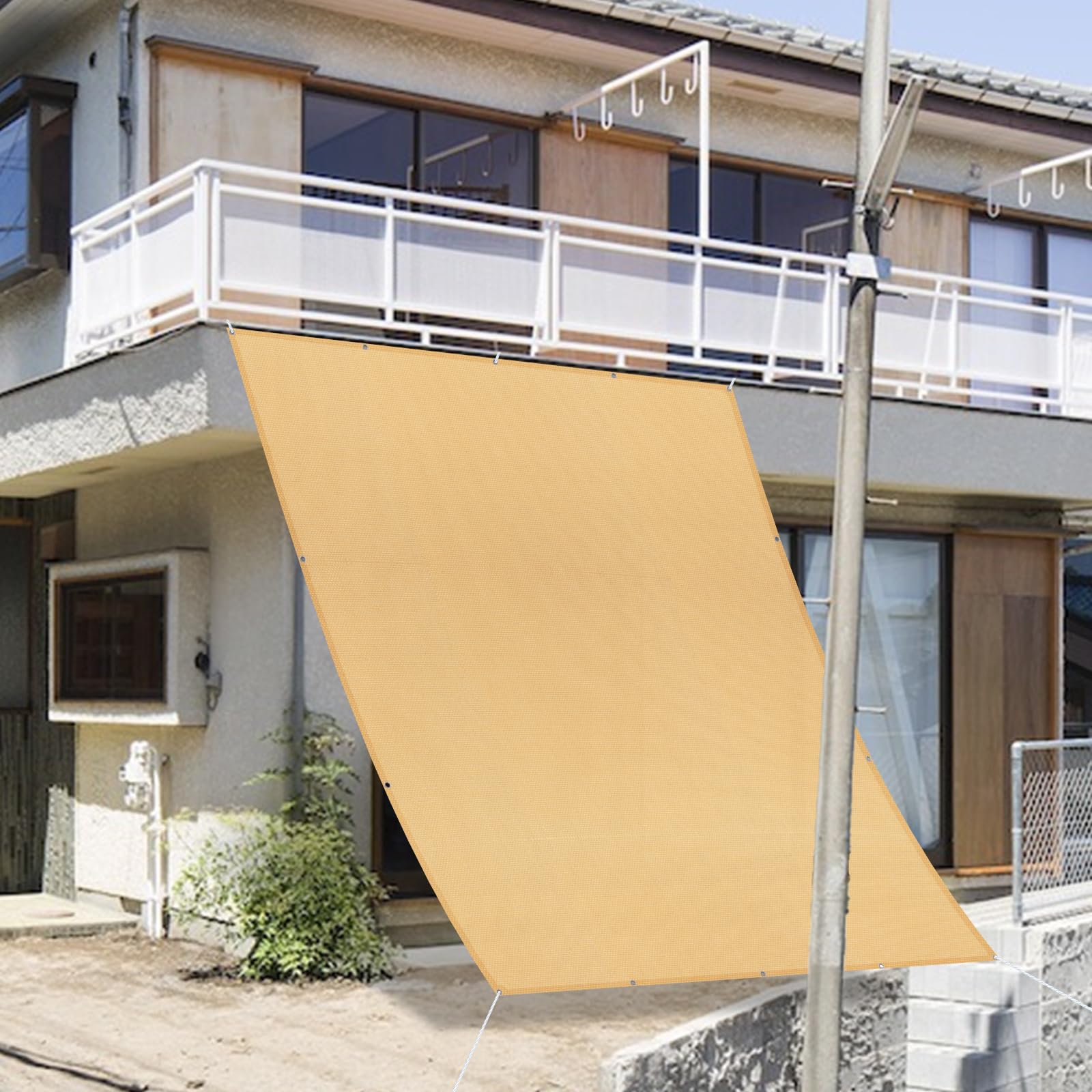Amazon | SUNNY GUARD日除け シェード 2x3m ベージュ 雨よけシェード
