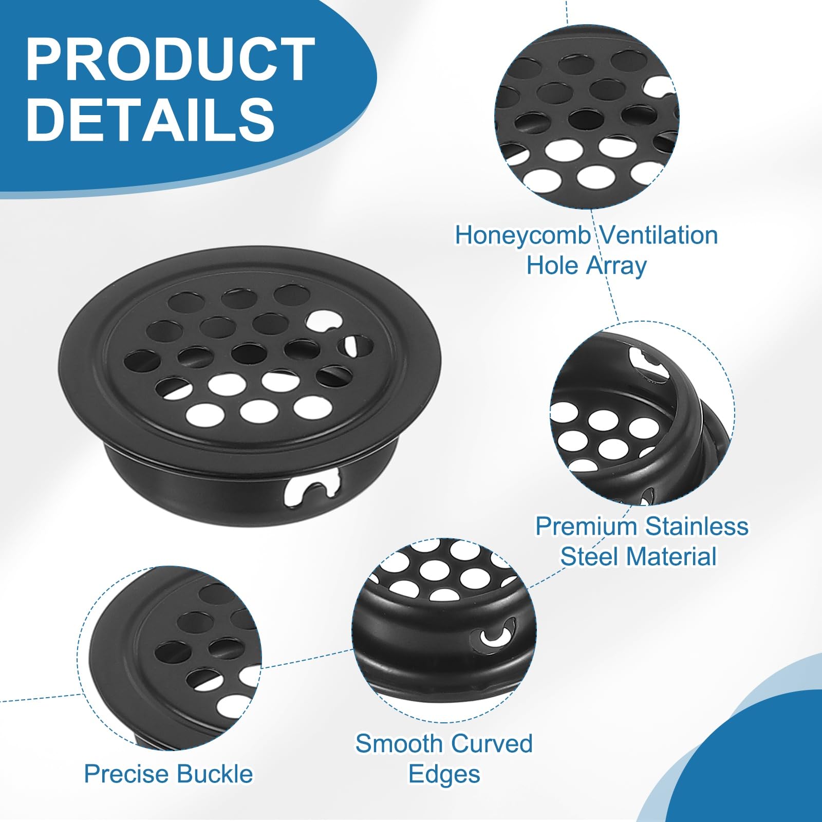 PATIKIL 32 mm Circular Soffit Vent - Image 3