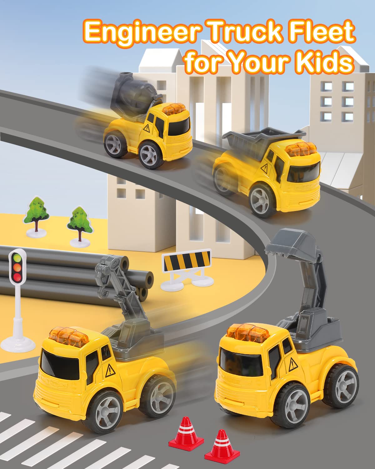 SLIDE New Truck Set x 5 set