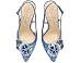 Jessica Simpson Pilitia 3D Floral Denim High Heels - Top View
