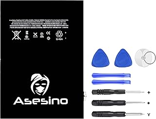Asesino Battery Compatible with iPad Air 2, iPad 6 (6th Gen), 7340mAh, (A1547, A1566, A1567) with Replacement Toolkit