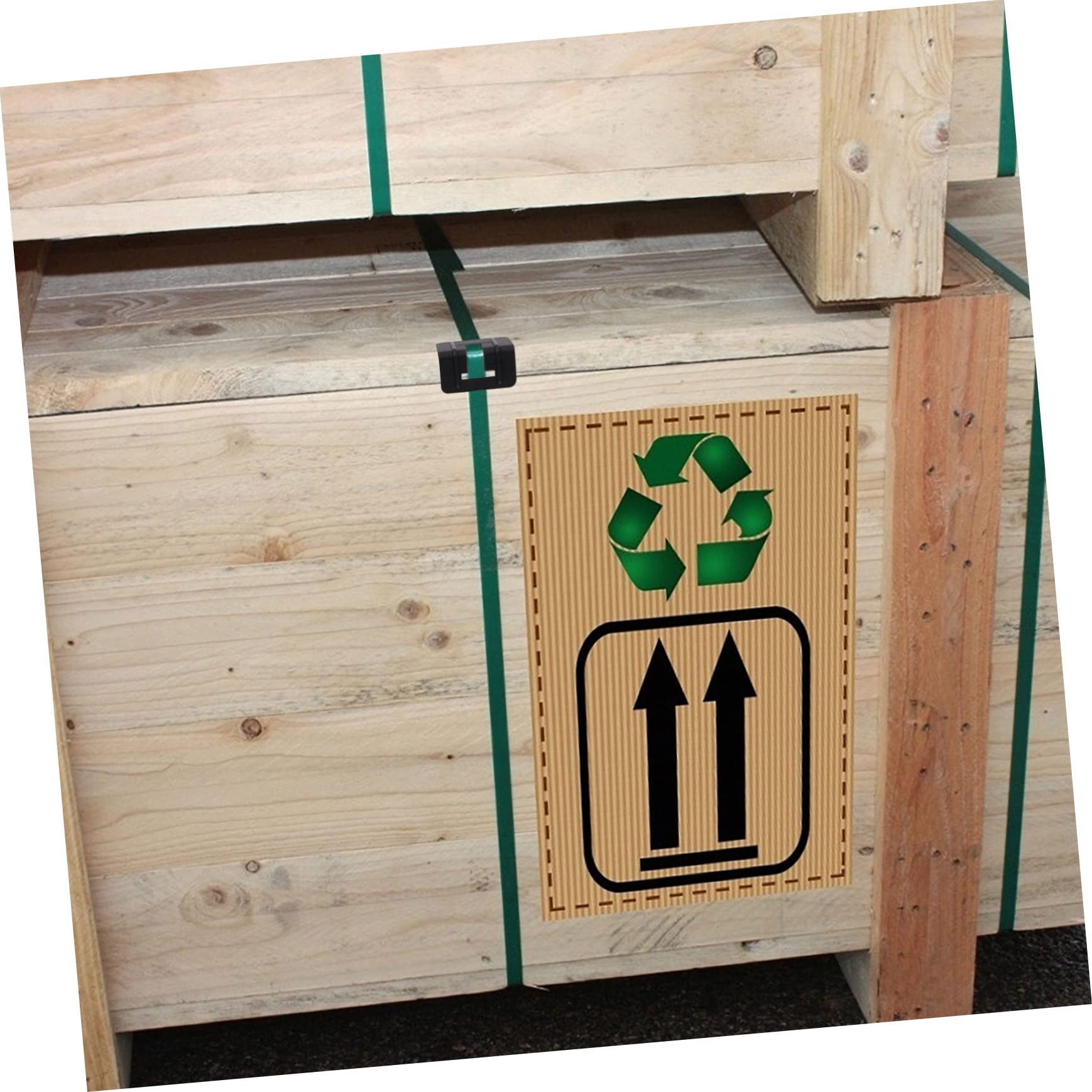 VICASKY 100 Pack Pallet Corner Protectors Anti-Slip Load Protectors for Cargo Corner Strap Guards 100 Pcs