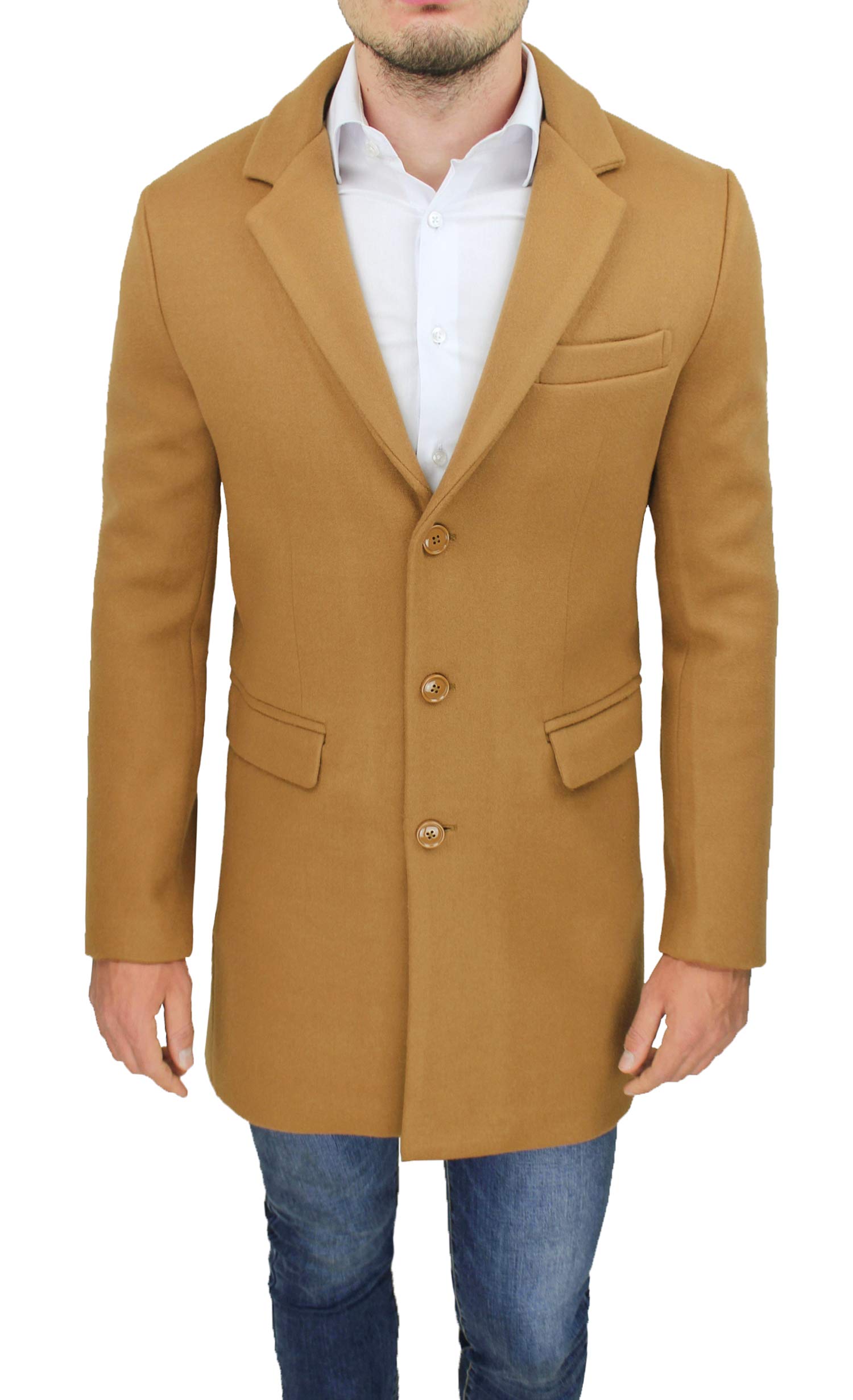 Cappotto soprabito uomo Class invernale giacca Sartoriale casual elegante