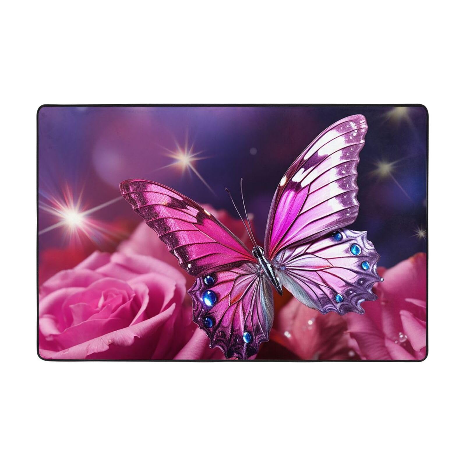 Tapis moderne lavable et antidérapant, ultra doux pour chambre d'enfant