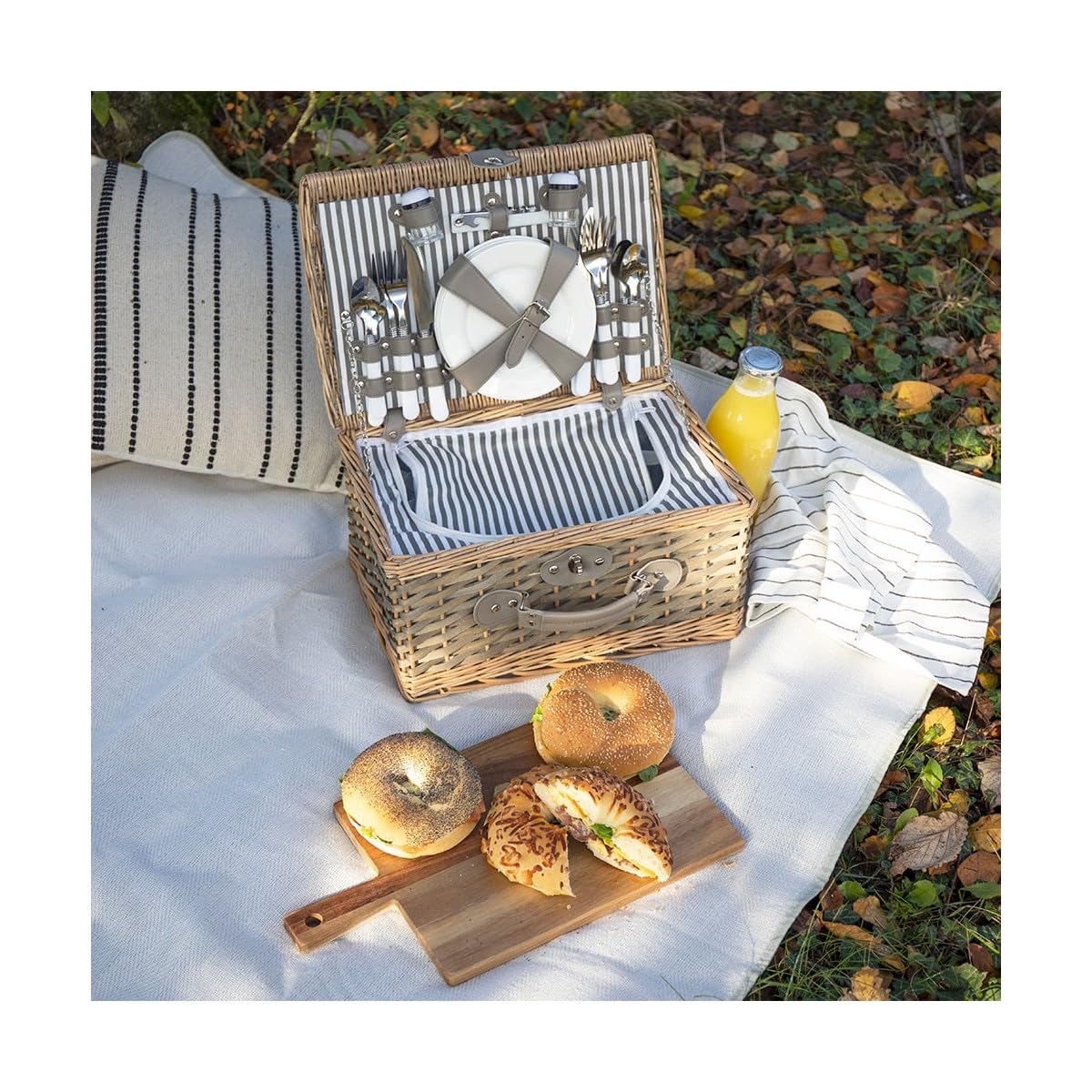 Cesta de Picnic de 18 l, Madera – SEP144