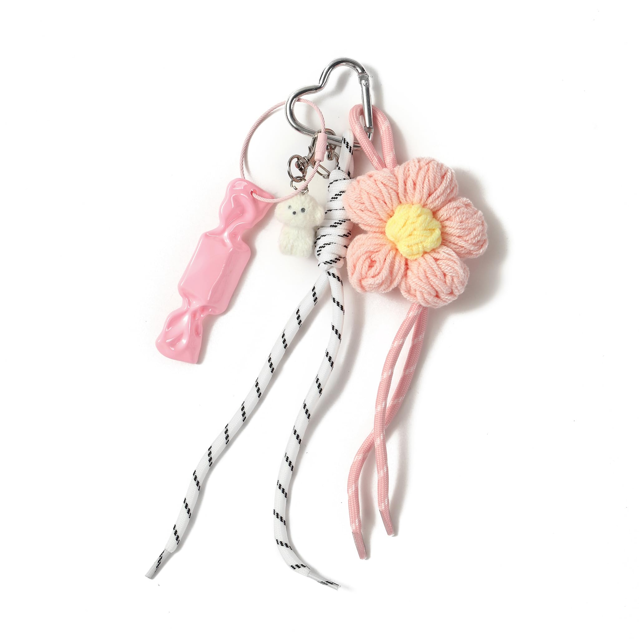 The Pink Gang Bag Charm | Key Ring for Handbags | keychain for girls cute |Aesthetic Phone charms Car Key chain | Travel Accessories | Ideal for Gifting-image-29