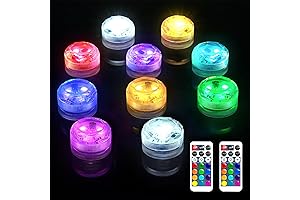 Mini LED Submersible Lights with Remote Control