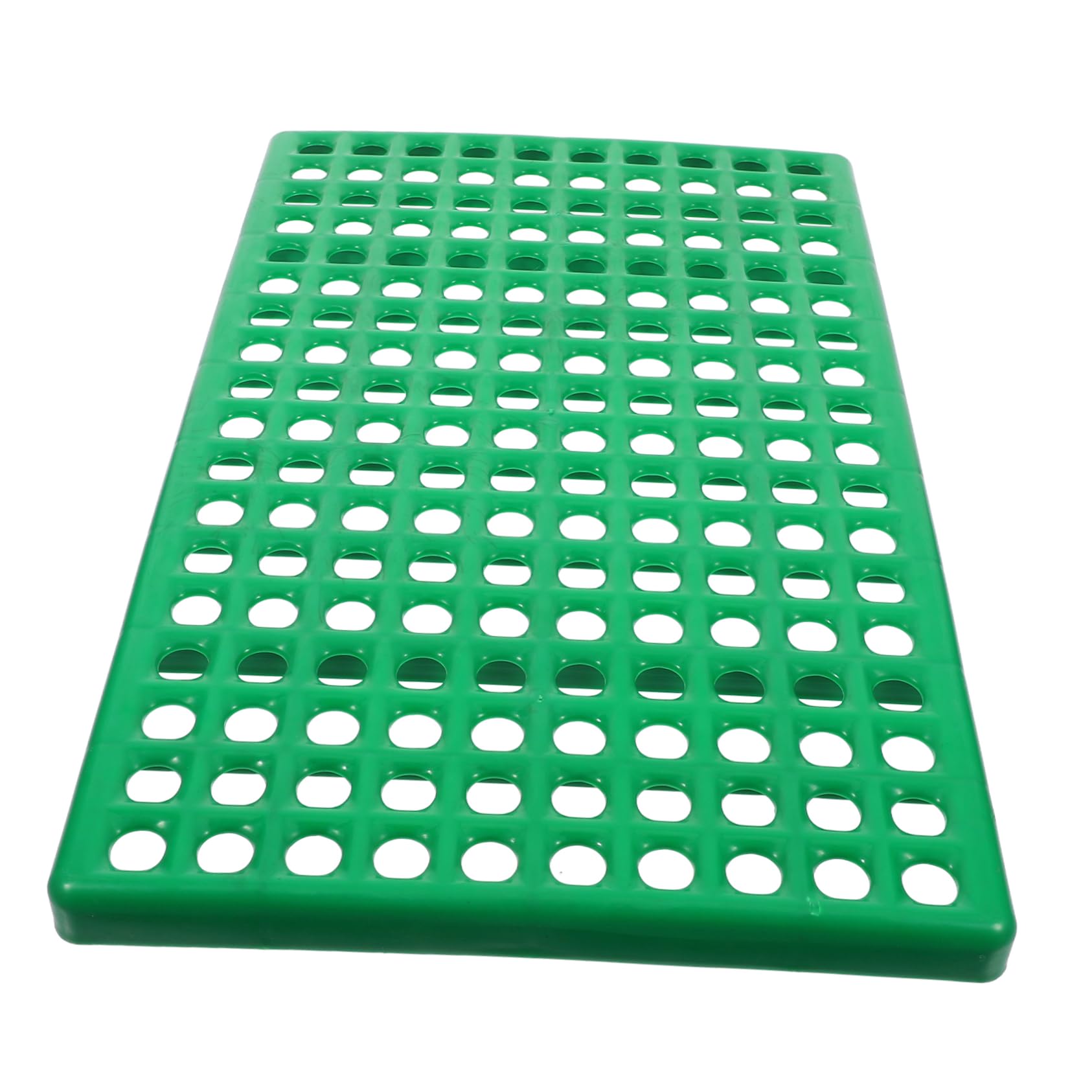 Toddmomy Kaninchenkäfig Bodenmatte aus Robustem Kunststoff 28,5x48,8cm Grün rutschfeste Isolationsplatte für Hasenstall und Kleintierunterlage