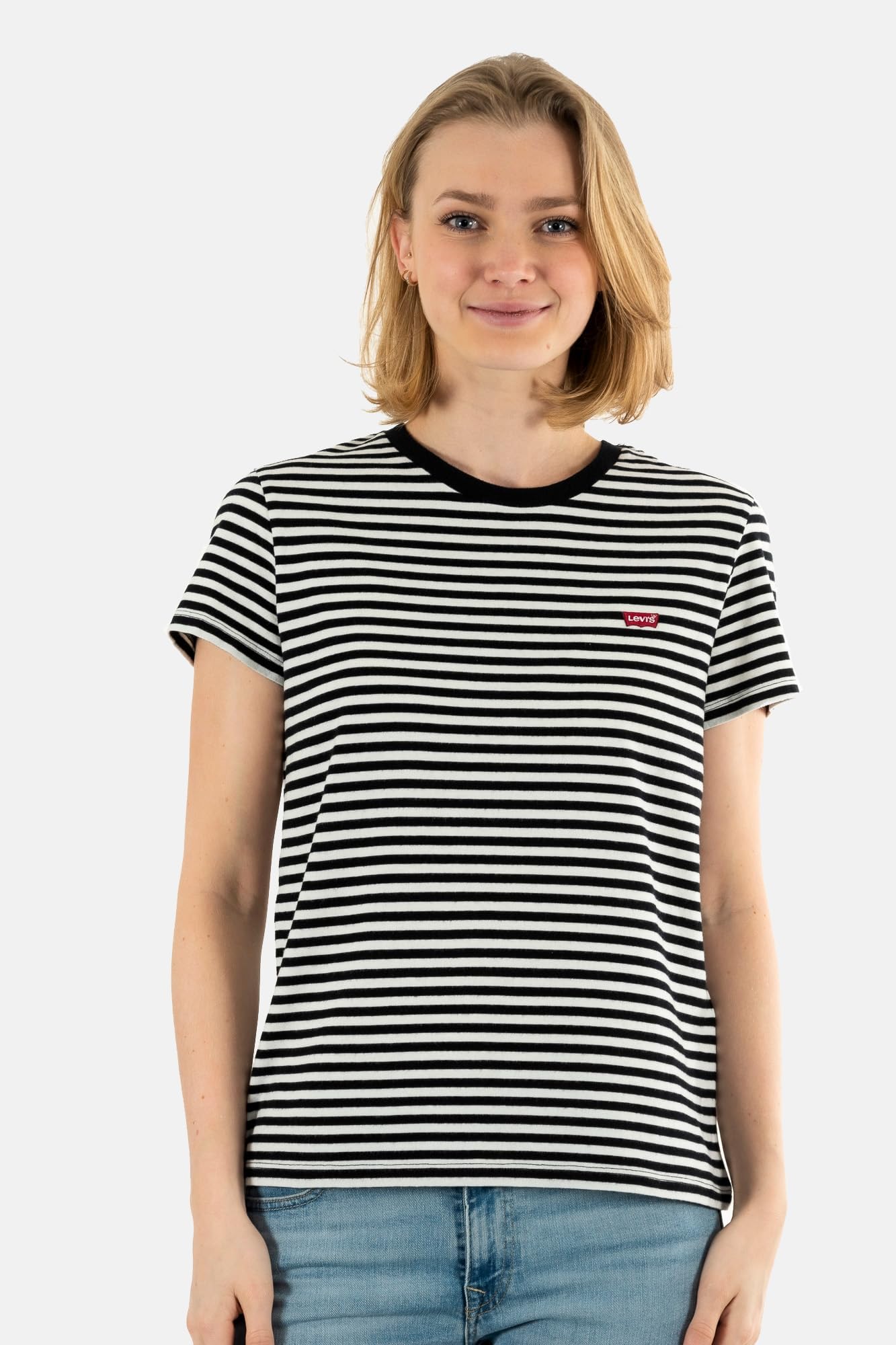 Levi's Perfect Tee T-Shirt Kobiety, Caviar, XS