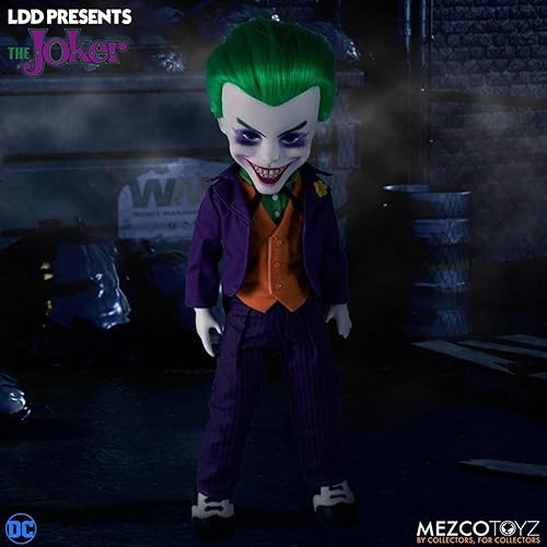 Miniatura 6 de Mezco Living Dead Dolls DC The Joker muñeca de 10.0 in