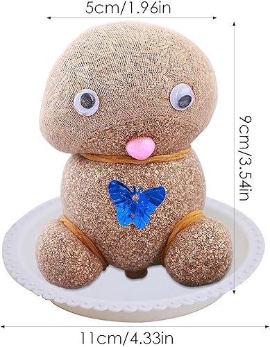 Miniatura 6 de Cabeza de hierba creciente Muñeca Cabeza en maceta Muñeca de hierba auto creciente Mini Cabeza de hierba Plantas en maceta Artesanía creativa