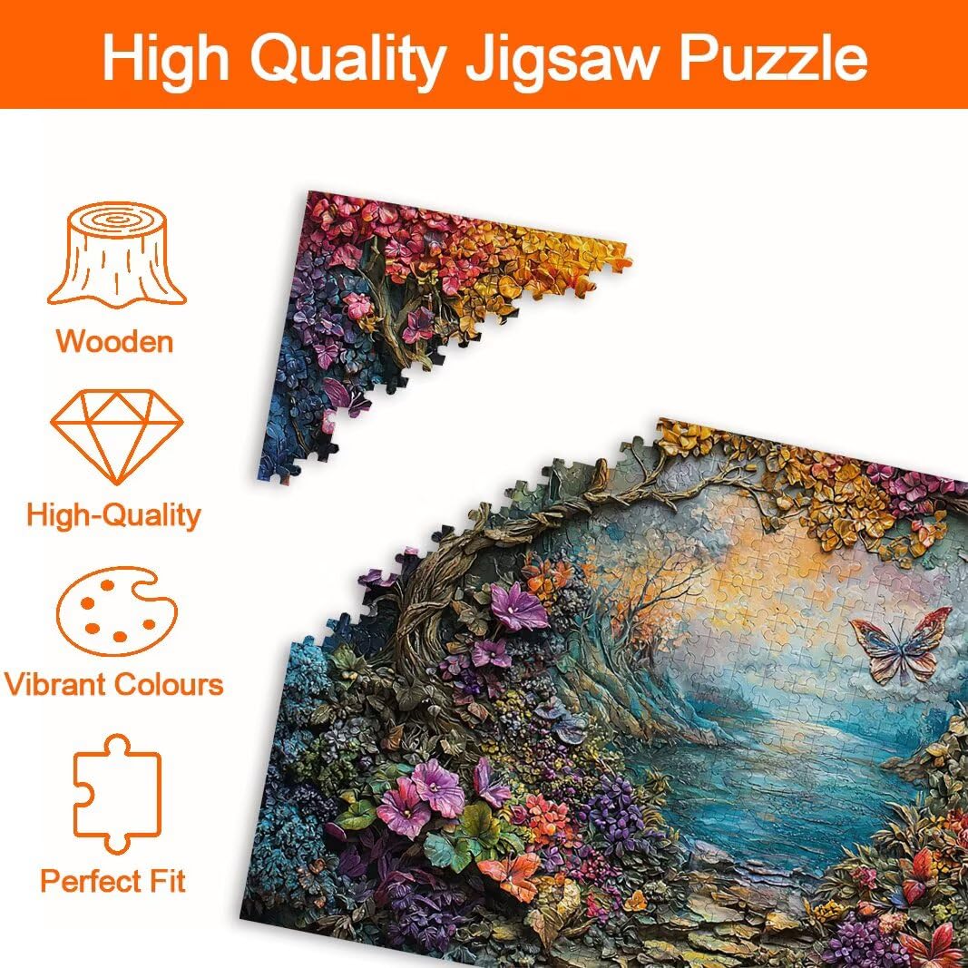 Puzzle las, puzzle 2000 elementów dla dorosłych, klasyczne puzzle