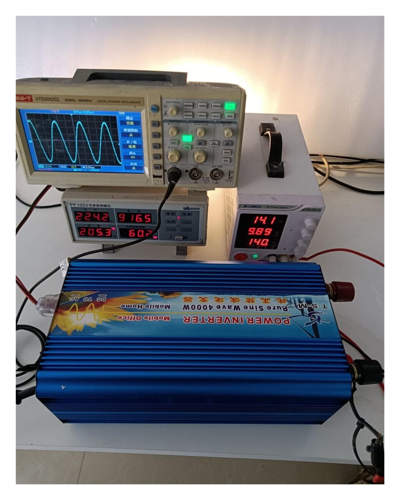Potencia 8000W 4000W Onda sinusoidal Pura DC 24V a AC 220V 230V 240V 50HZ Inversor de Pantalla Digital(50HZ,24V-220-240V)