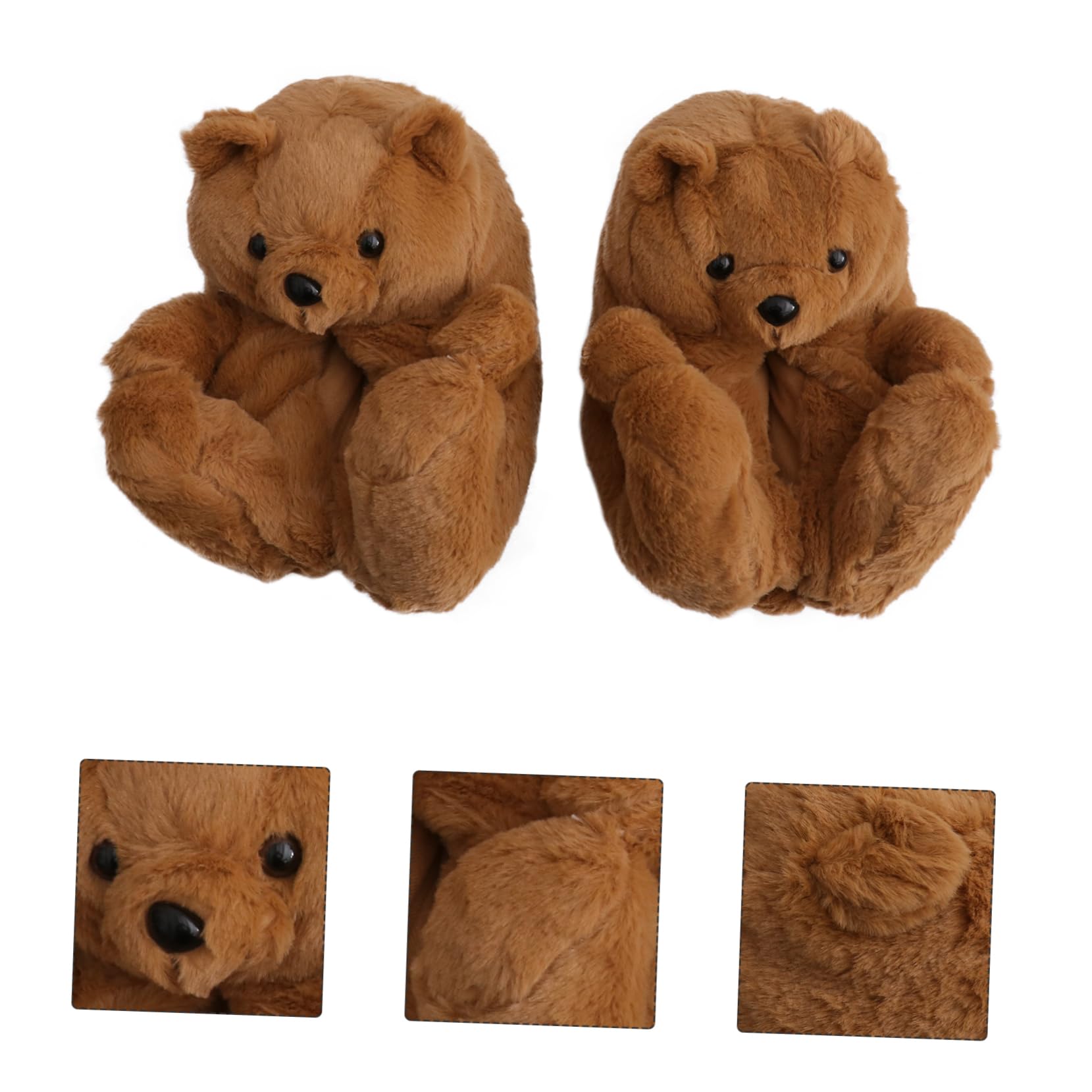 Pantofole a Forma Di Orsacchiotto Pantofola Di Peluche Dei Cartoni Animati Pantofola Domestica Pantofole Da Per Donna Dell'orso Del Fumetto Rosa