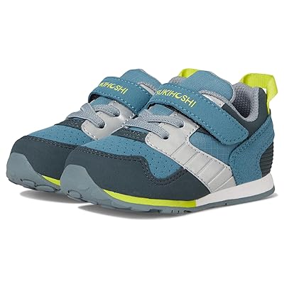 Tsukihoshi Kids Racer (Toddler/Little Kid) Boys Shoes Sea/Lime