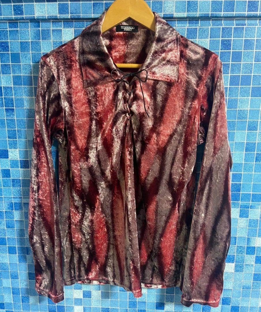 Amazon.co.jp: Allover Pattern Red Jaguar Tornado Mart Lace Up 