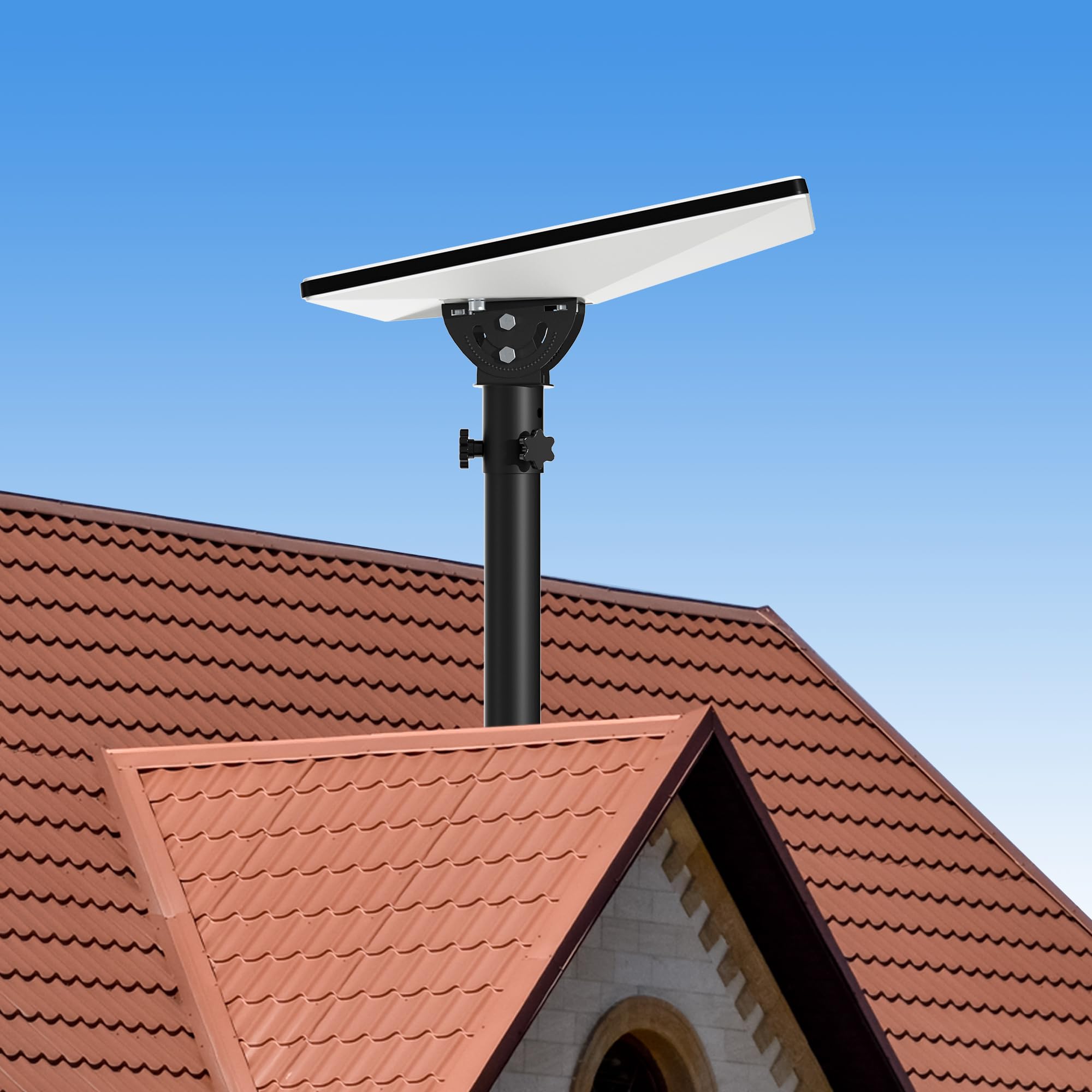 Starlink Mini Mount - Pipe Adapter, 360° Rotating Mounting Kit with Easy Adjustment, Starlink Mount Accessories for Pole Mounting, Star Link Wall/Roof/RV Mounting Kit (Fits max 1.38-inch Poles)