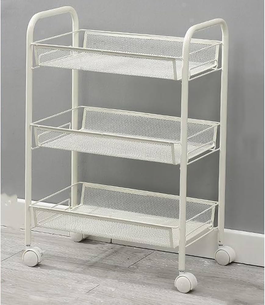 Amazon.co.jp: [SDS] キッチンワゴン スリム キャスター付き 収納