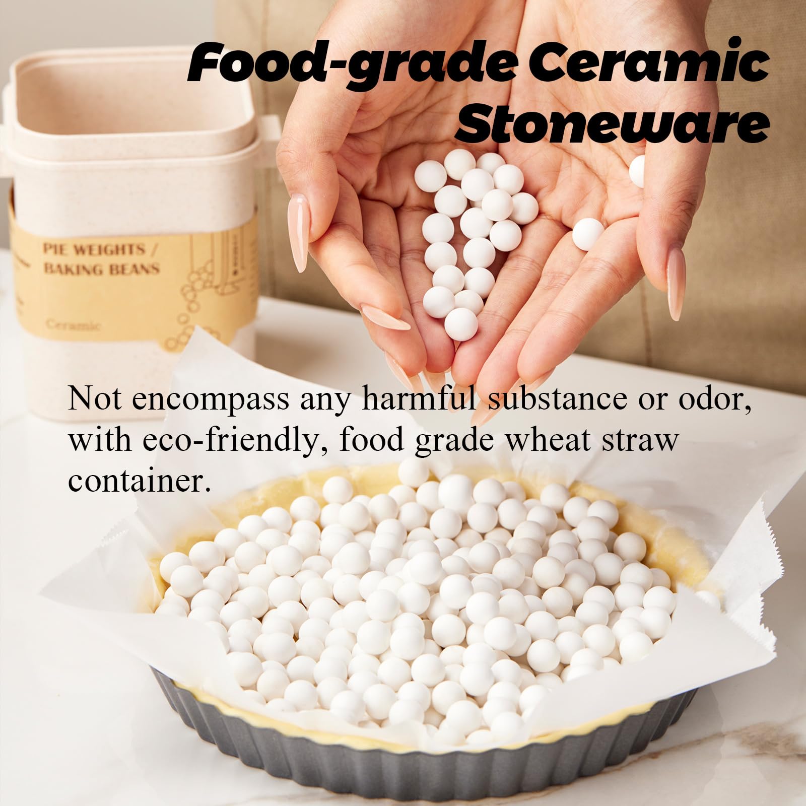 Baking Beans Rice For Pie Weights Pie Crust Ceramic S Set With