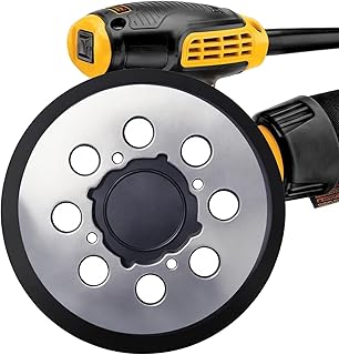 5" 8 Hole Metal Hook-&-Loop Replacement Sander Pad for DEWALT DCW210B & DCB230C & DCW210D1,DWE6423/6423K, DWE6421/6421K Orbital Sander - 1 Pack