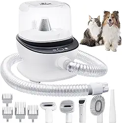 NP3 Pro 5 em 1 Aspirador de Pó para Animais de Estimação, Kit de Higiene para Cães Com 4 Ferramentas de Higiene