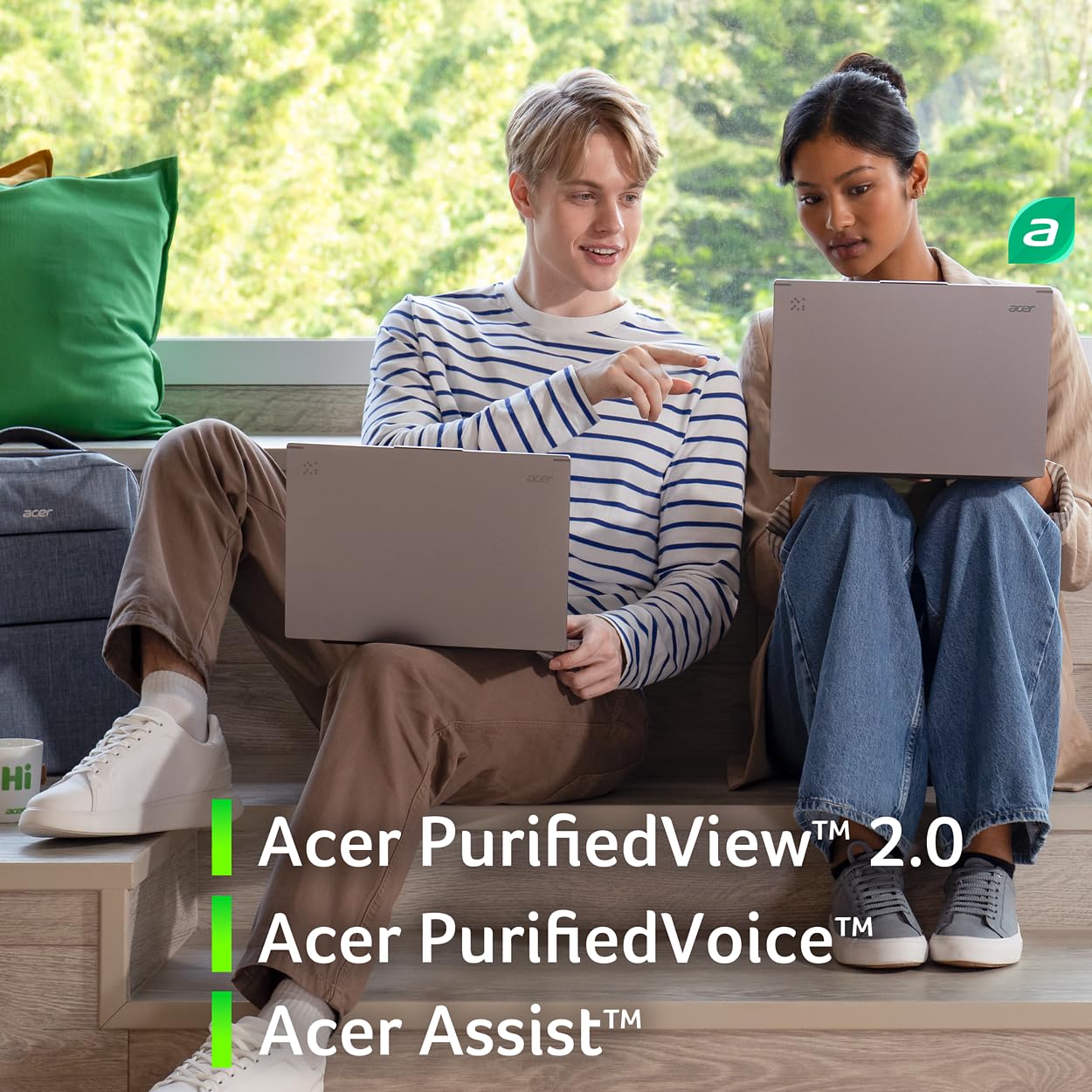 Acer Aspire 14 AI Copilot+ PC | 14" WUXGA Display | Intel Core Ultra 5 Processor 226V | NPU: Up to 40 Tops - GPU: Up to 53 Tops | Intel ARC 130V | 16GB LPDDR5X | 512GB SSD | Wi-Fi 6E | A14-52M-51S1