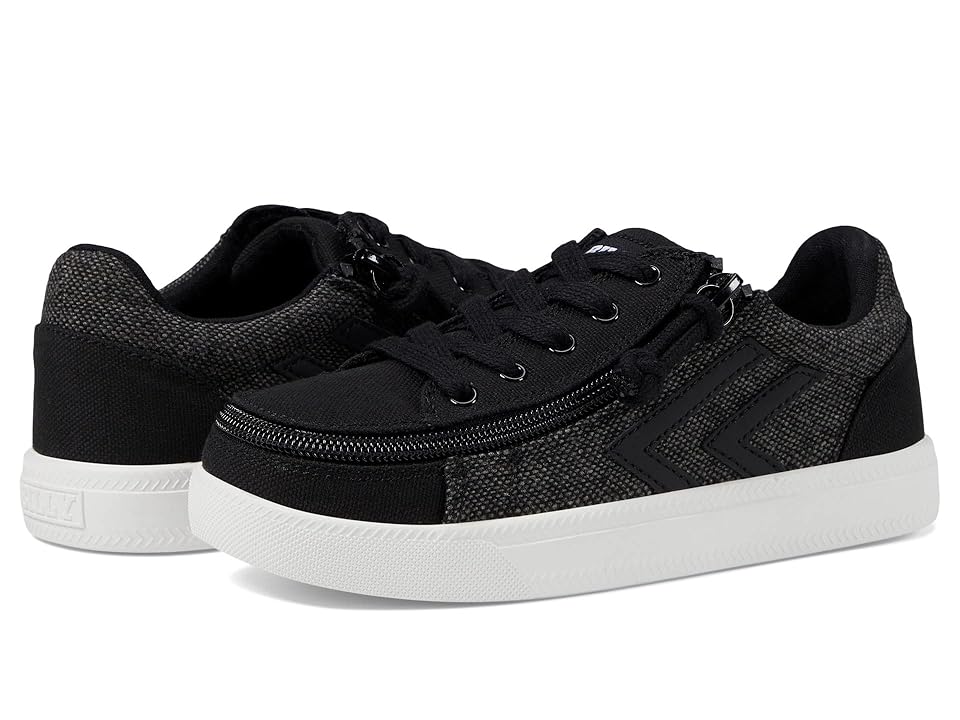 BILLY Footwear Kids BILLY CS Street Low (Toddler) (Black/Grey Felt) Kids Shoes INTERNATIONAL SHIPPING