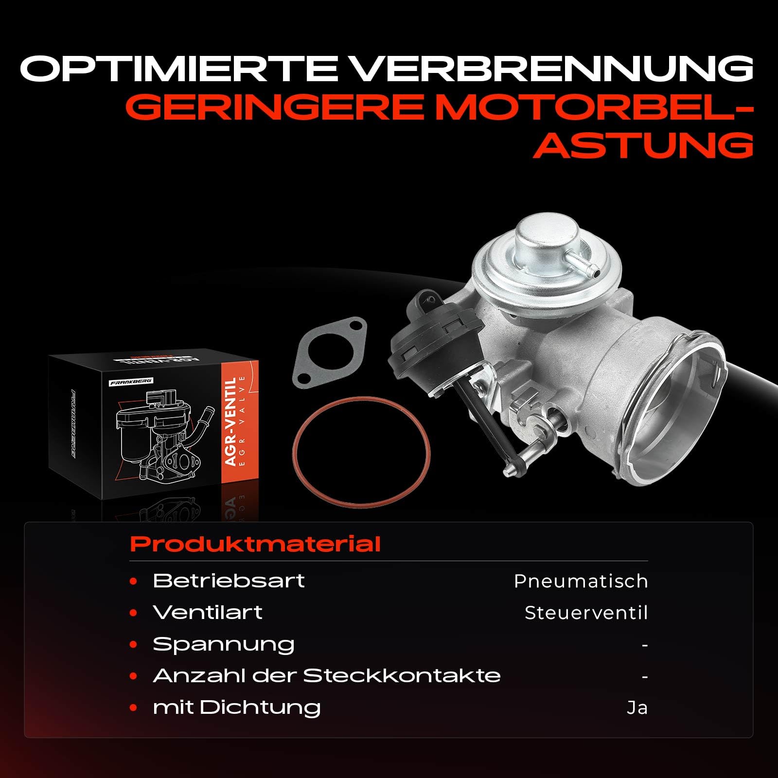Frankberg AGR zawór zwrotny spalin do T-o-u-a-r-e-g 7LA, 7L6, 7L7 2.5L Diesel 2003-2010 070128070F