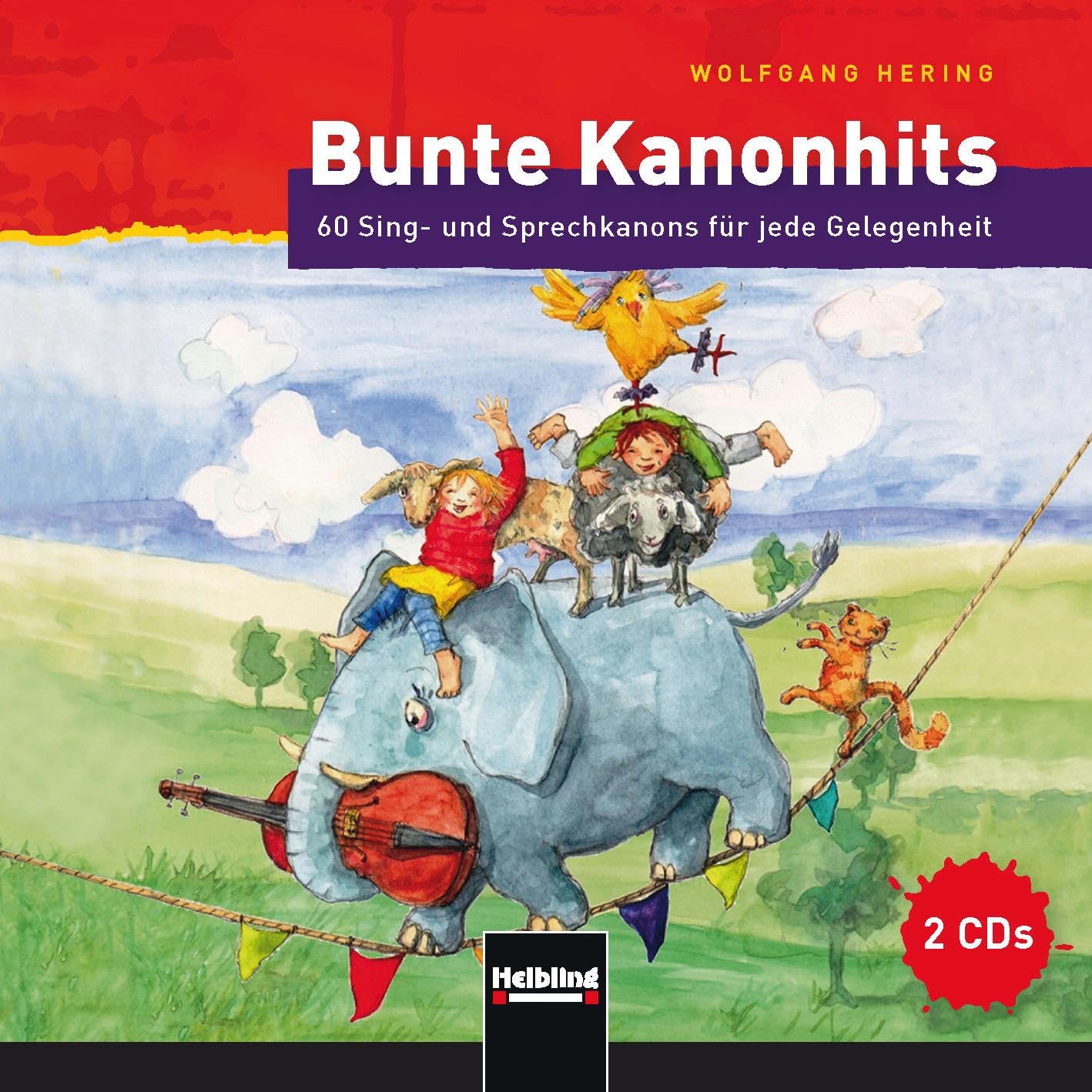 100 bunte Kanonhits. Paket (Buch und Audio-CDs): Sing- und Sprechkanons für jede Gelegenheit