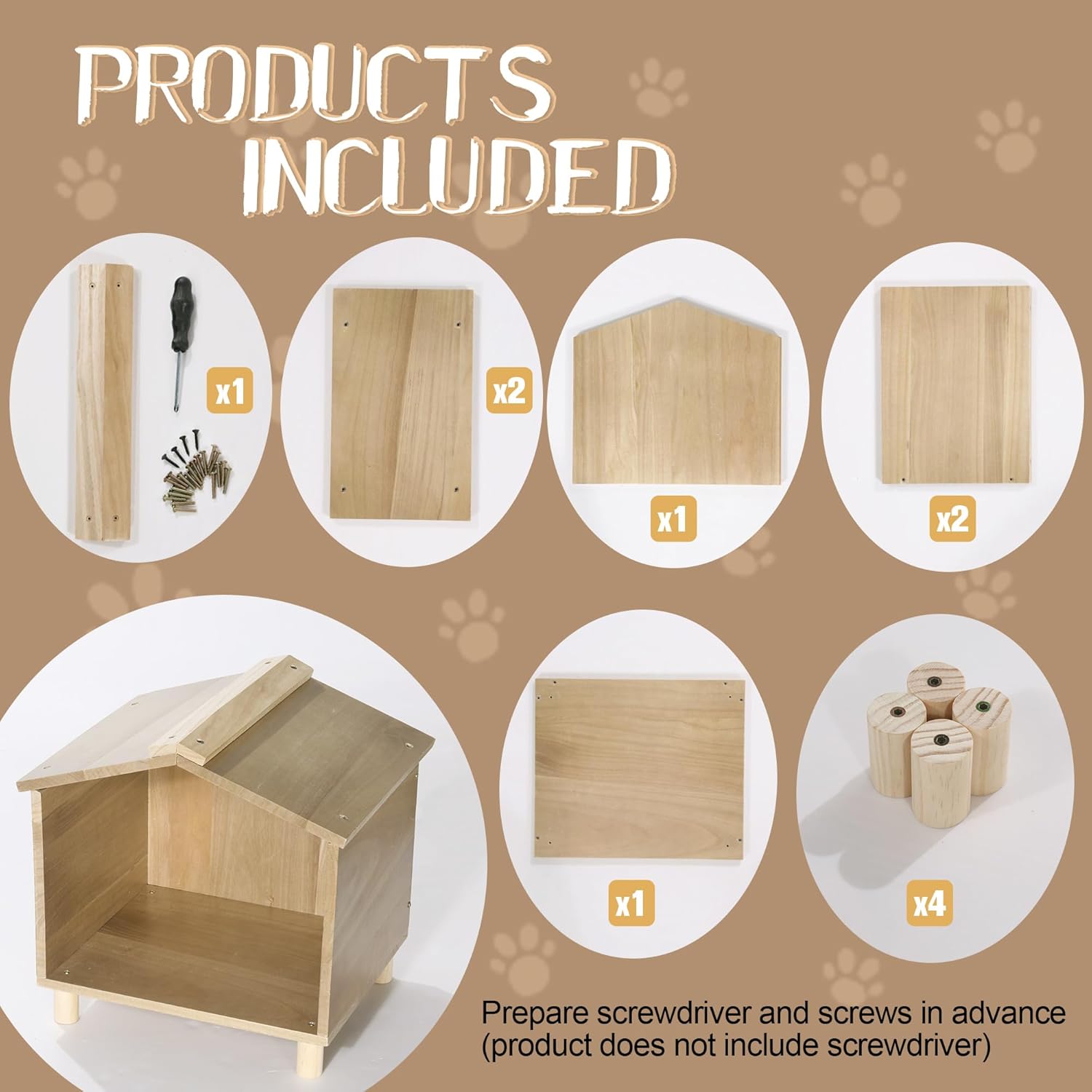 BALAPET Outdoor Cat Feeder & Shelter - Waterproof Cat House for Outdoor Feeding Station, Perfect for Feral Cats, Birds, Rabbits, Cats & Dogs