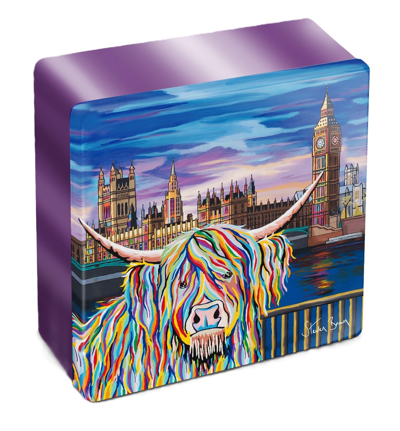 Dean's Steven Brown Wee Ben McCoo Shortbread Rounds – 150g Decorative Tin | All Butter Scottish Shortbread | Collectible