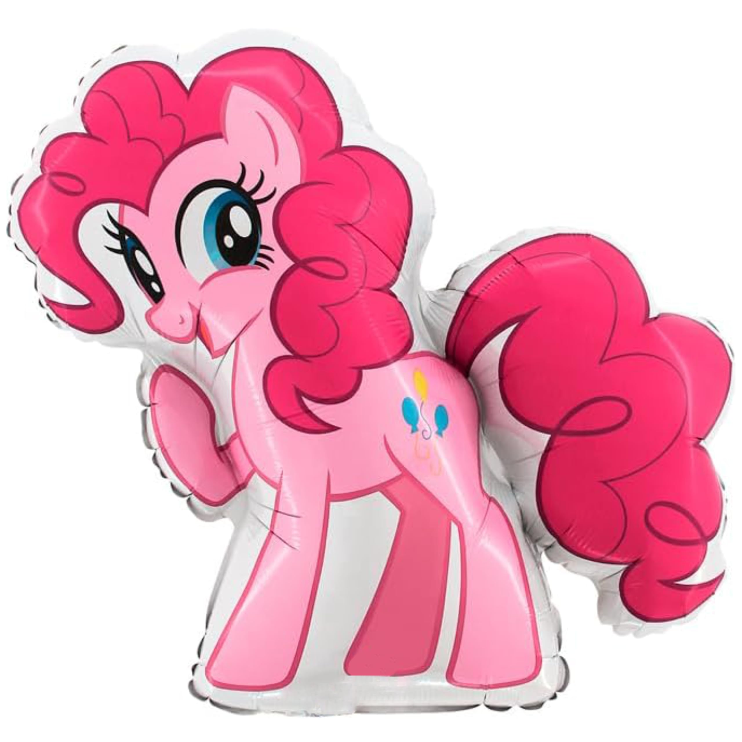 26 Inch Pinkie Pie Shaped Foil Balloon - My Little Pony Children's Party Decorations