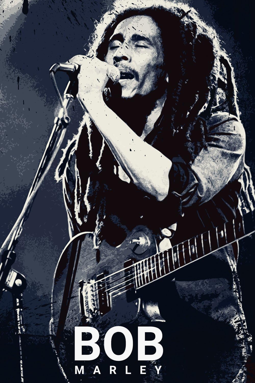 TN ESSENTIAL BOB MARLEY POSTER DECORATIVE ONE LOVE AND MORE UNFRAMED FRAMED POSTERS AVAILABLE WE OFFER MANY SIZES AND DESIGNS (STYLE D UNFRAMED, 12 X 18)