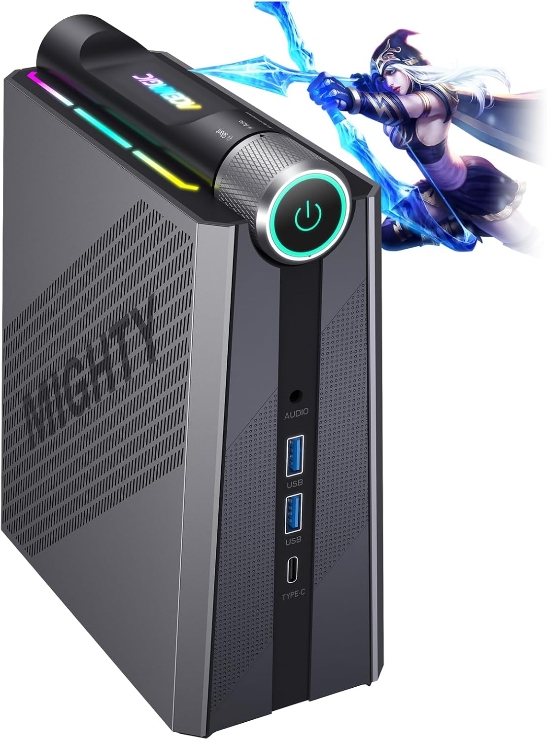 Read more about the article ACEMAGIC AD08 Mini PC Gaming [3 Mode Setting], Ιntel i9-11900H (8C/16T, up to 4.9 GHz),16 GB DDR4 512 GB NVME SSD,24 MB Cache,Mini desktop pc with 24MB Cache Wi-Fi 6 |RGB DDR|BT 5.2 For Gaming