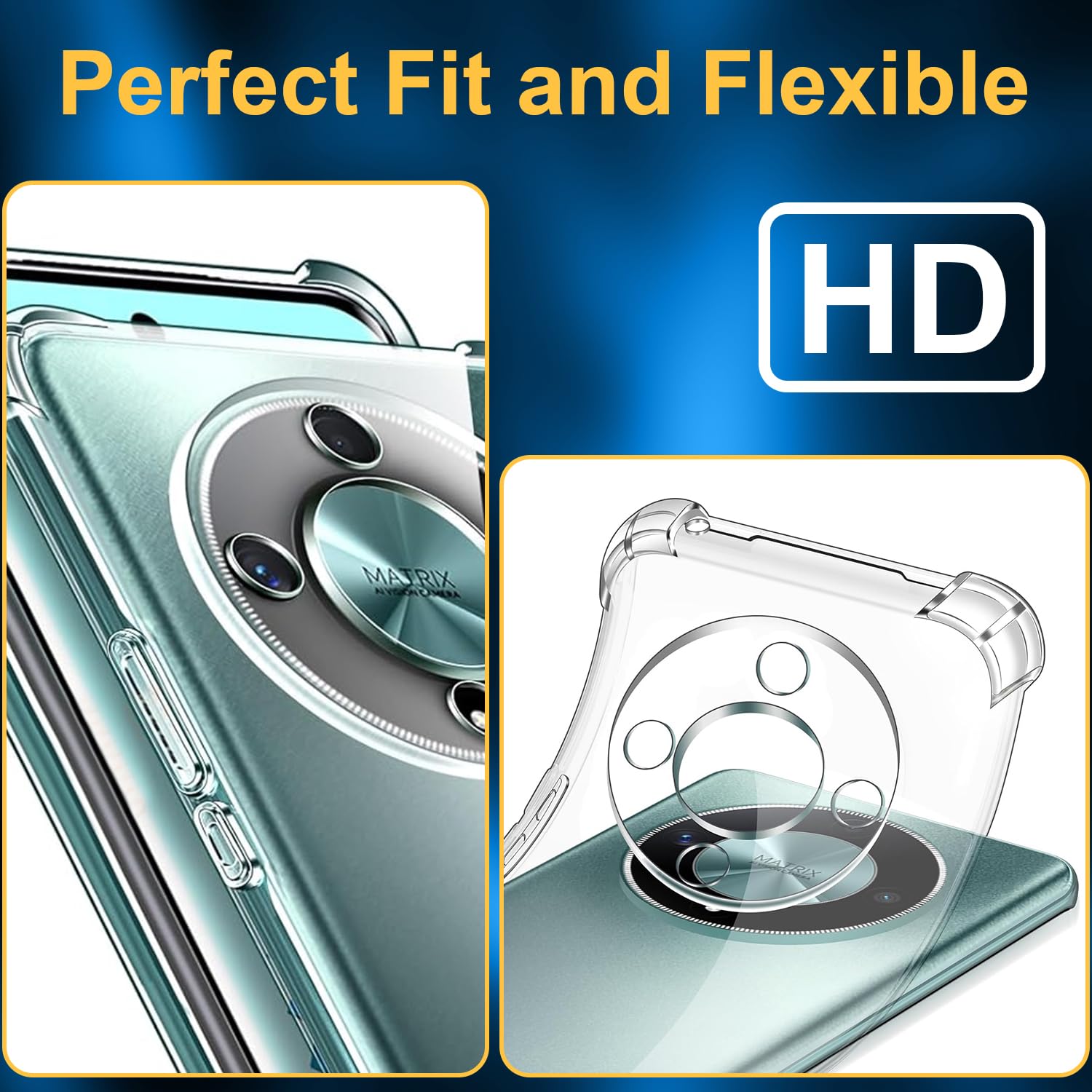 Cover Per Huawei Honor Magic 6 Lite - Custodia Antiurto Con Anello Girevole 360° E Supporto Magnetico - Nero - 2