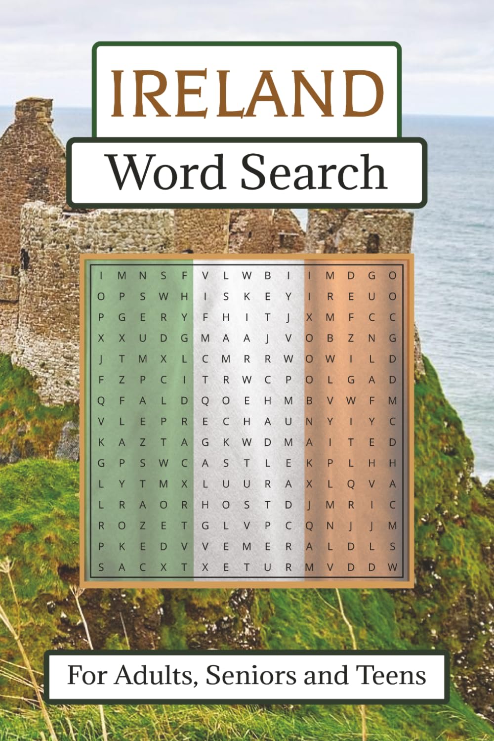 Ireland Word Search Puzzle Book: 50+ Word Searches about All The Things from Ireland | 6x9 Inches, 110 pages | Solutions Included