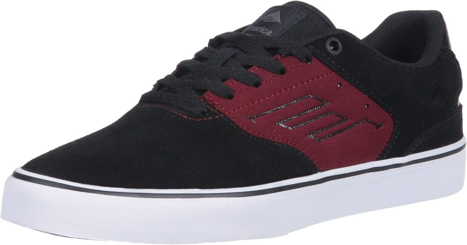 Emerica Men's The Reynolds Low Vulc Skate Shoe 6 Blackberry