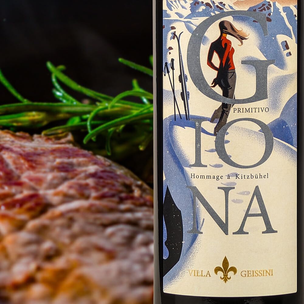 Villa Geissini GIONA Primitivo, trocken, sortenreines Weinpaket (6x0,75l)