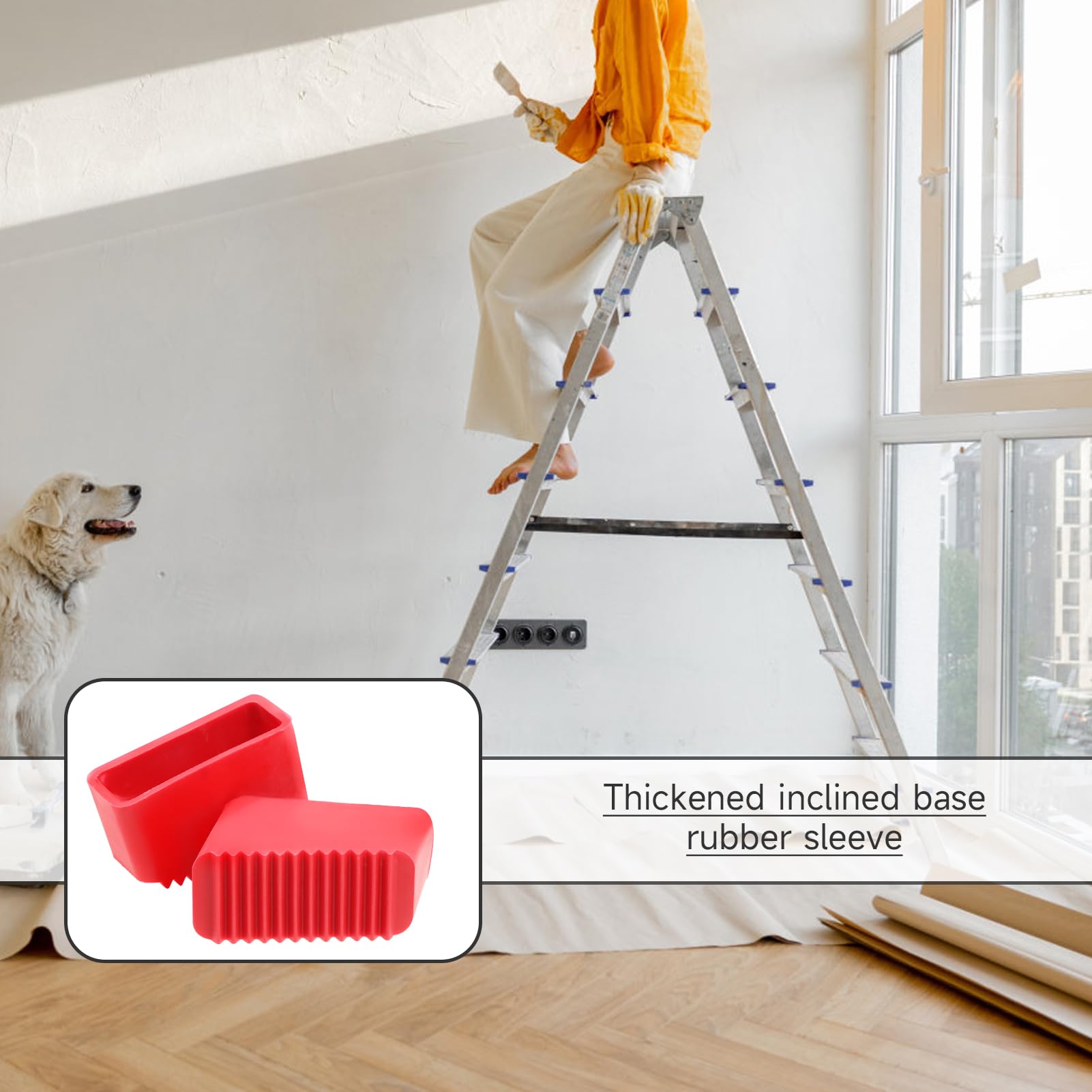 Tappetini In Gomma Per Scale – 73x24 Cm, Antiscivolo, Proteggi Gradini, Per Esterno/Interno, Facili Da Pulire - 3