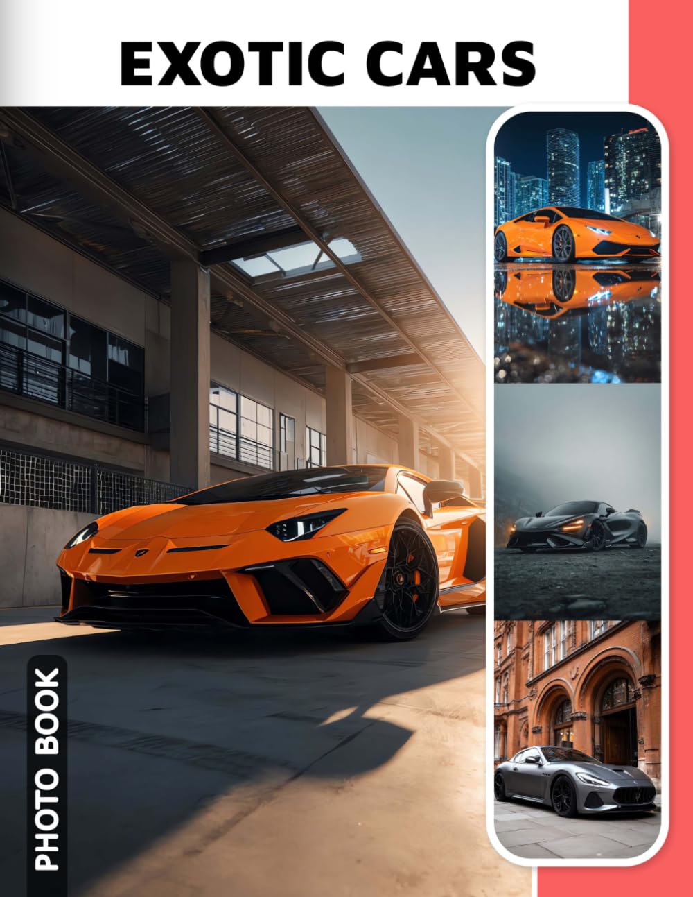Exotic Cars Photo Book: Luxury Supercar Images Collection Showcasing Sleek and Rare High-End Automobiles In Stunning Photography For Car Enthusiasts